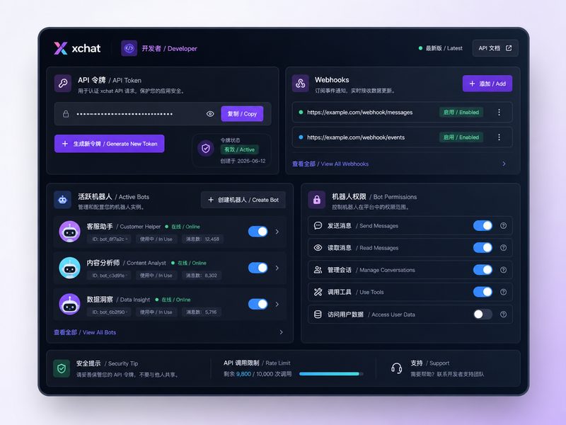 XChat 核心源码架构与 API 开发集成展示